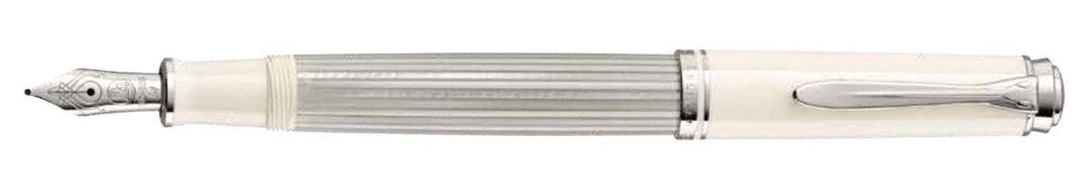 Pelikan M405 Souverän Silver-White Fountain Pen SALE